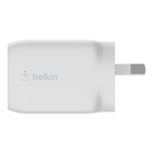 Dual USB-C GaN Wall Charger with PPS 65W, White, hi-res